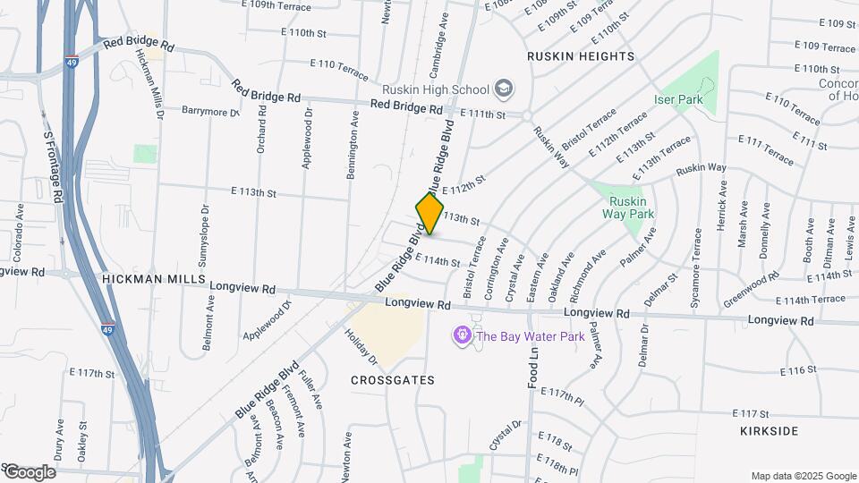 6903 E 113 Terrace Map and Location Details