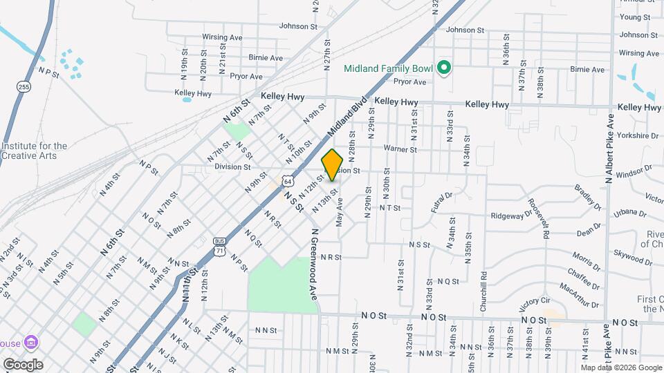 2111 N 13th St Map and Location Details