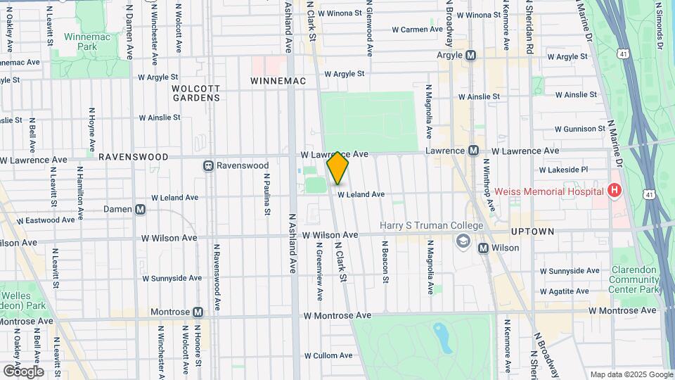 1462 W Leland Ave, Unit 2E Map and Location Details