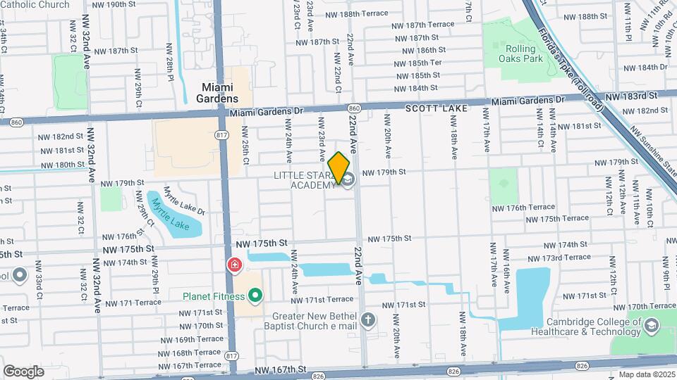 2240 NW 178th St, Unit 3 Map and Location Details