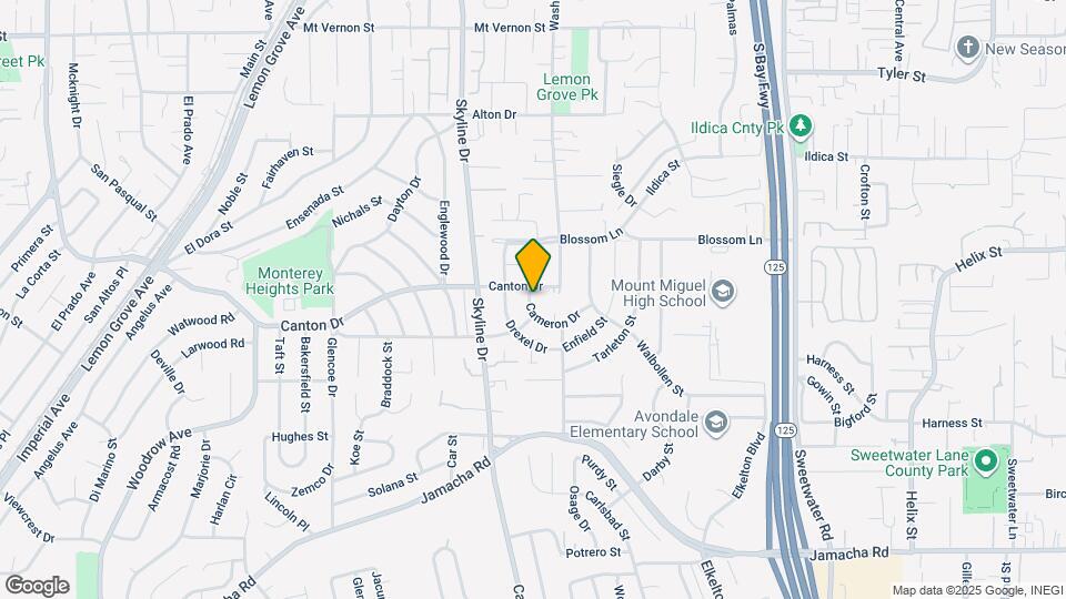 1675 Cameron Dr Map and Location Details