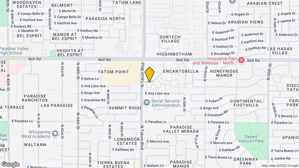 4901 E Kelton Ln Map and Location Details