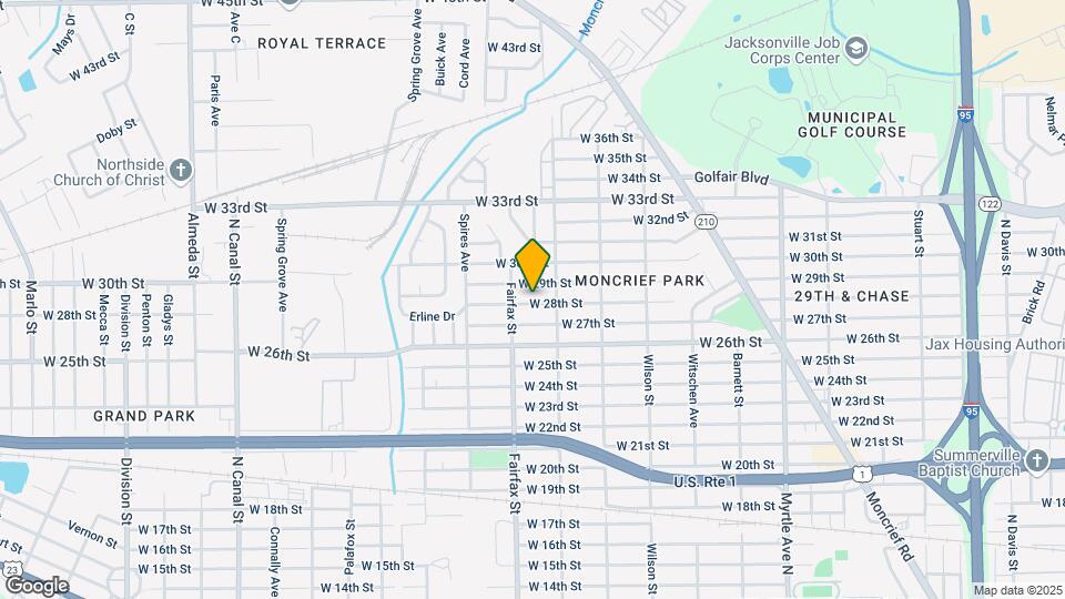 1737 W 28th St Map and Location Details