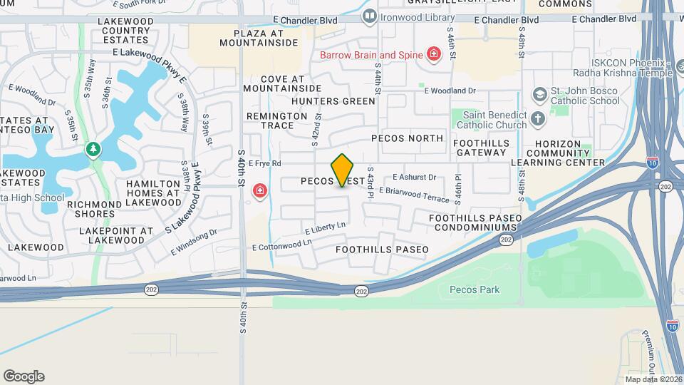 4230 E Saltsage Dr Map and Location Details