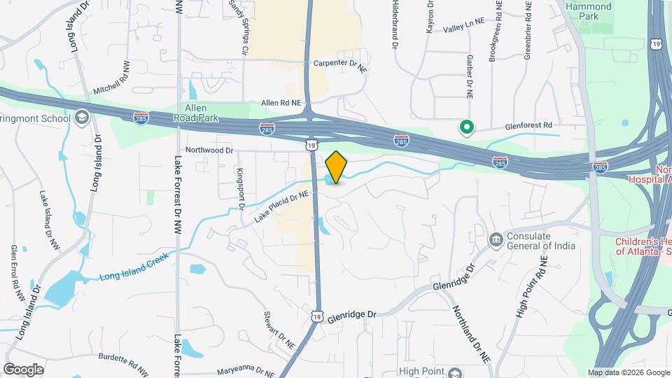 5641 Roswell Rd Map and Location Details