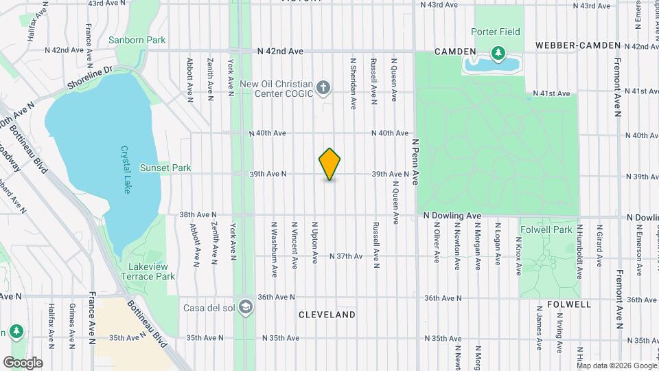 3841 N Thomas Ave Map and Location Details