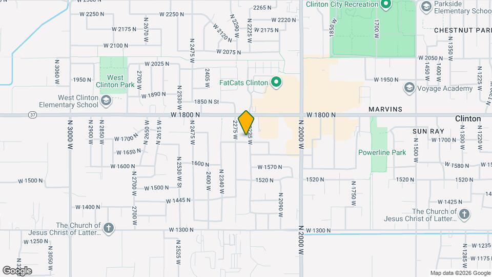 2242 W 1680 N Map and Location Details