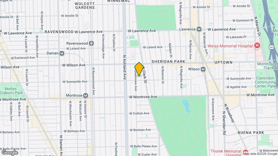 4501 N Greenview Ave, Unit 2E Map and Location Details
