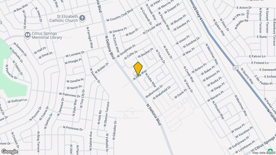 817 W Marguerita Dr Mapa y Detalles de la Ubicación