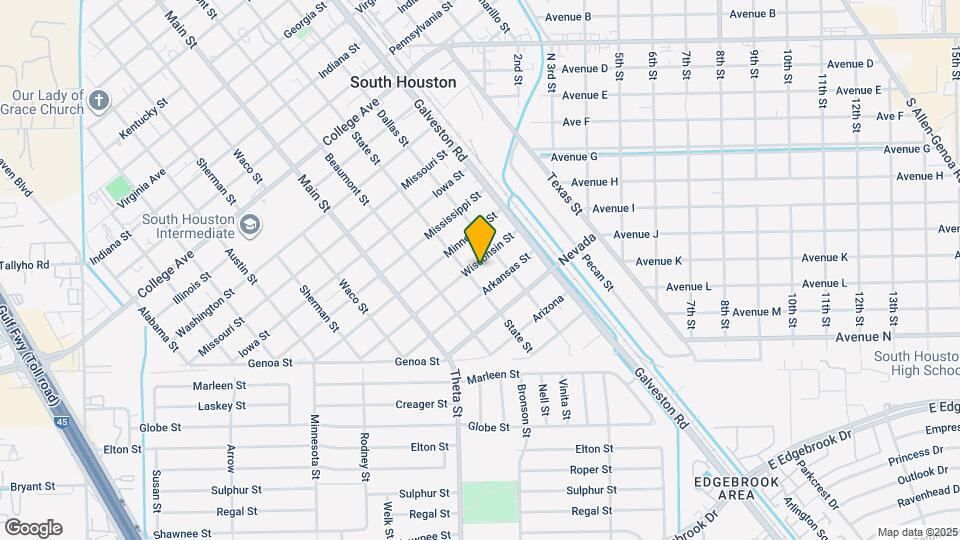 612 Wisconsin St Map and Location Details