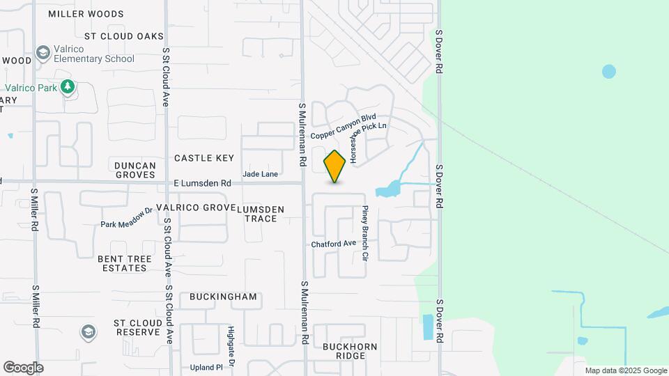 1243 Piney Branch Cir Map and Location Details