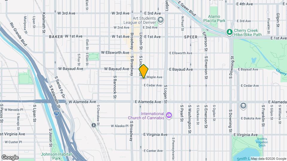 156 S Lincoln St Map and Location Details