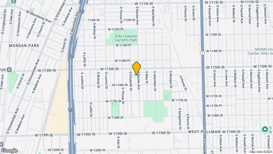 11526 S Racine Ave Map and Location Details