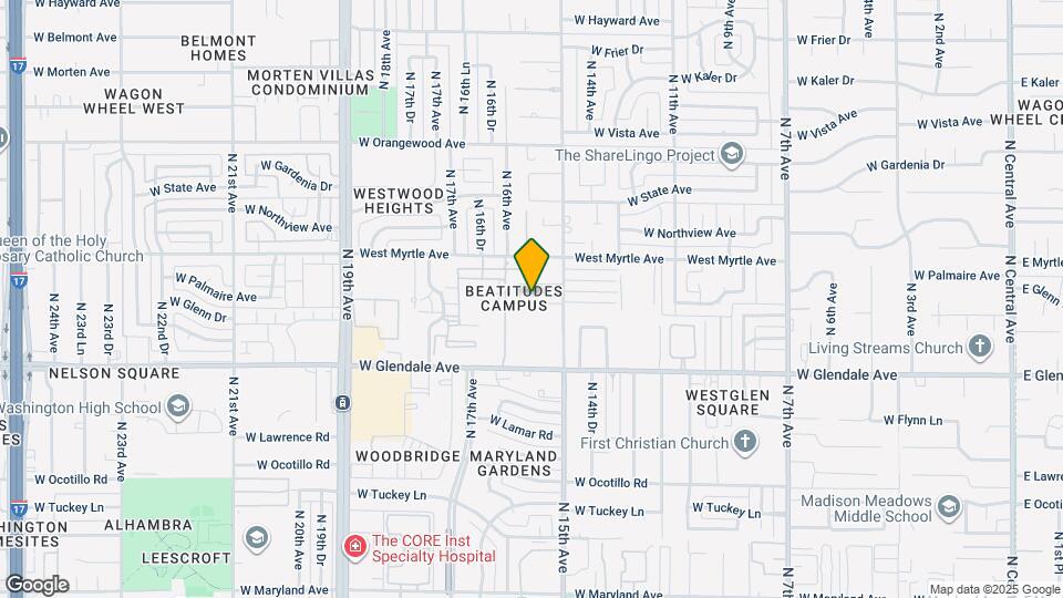 1536 W Glenn Dr Map and Location Details