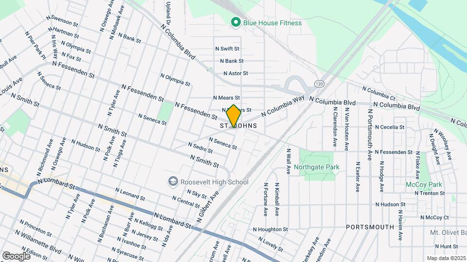 6830 N Columbia Way Map and Location Details