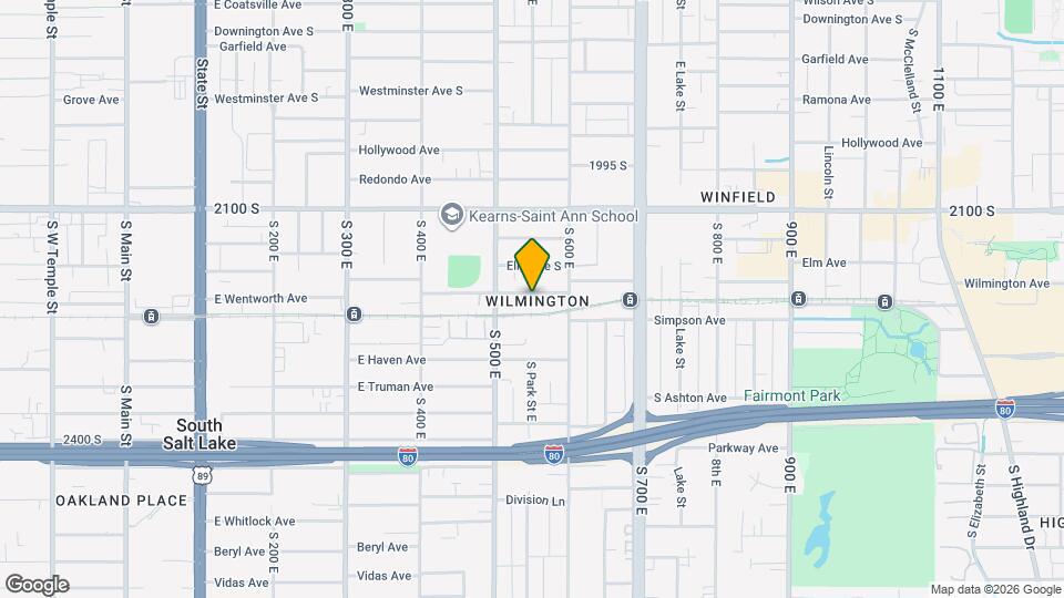 544 Wilmington Ave Mapa y Detalles de la Ubicación