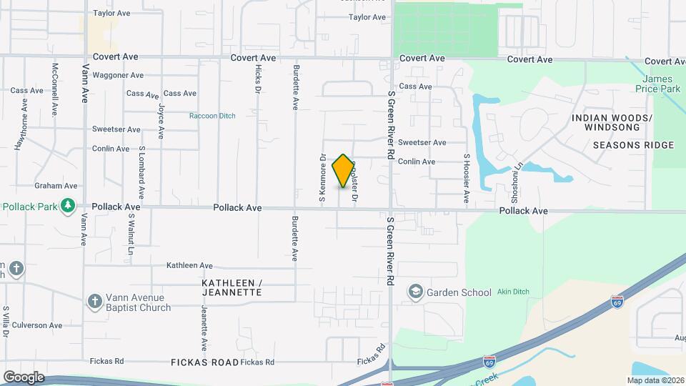 2016 Euclid Dr Map and Location Details