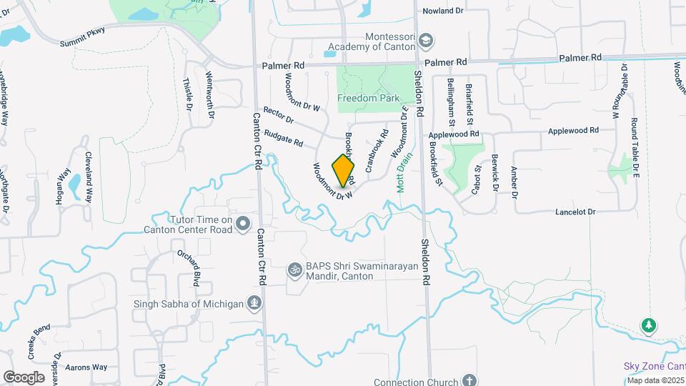 2867 Woodmont Dr W Map and Location Details