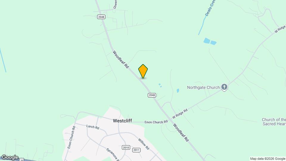 3620 Woodleaf Rd Map and Location Details