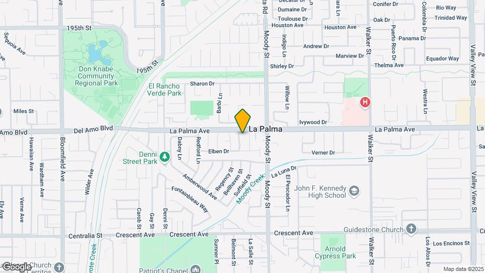 8022 Louise Ln Map and Location Details
