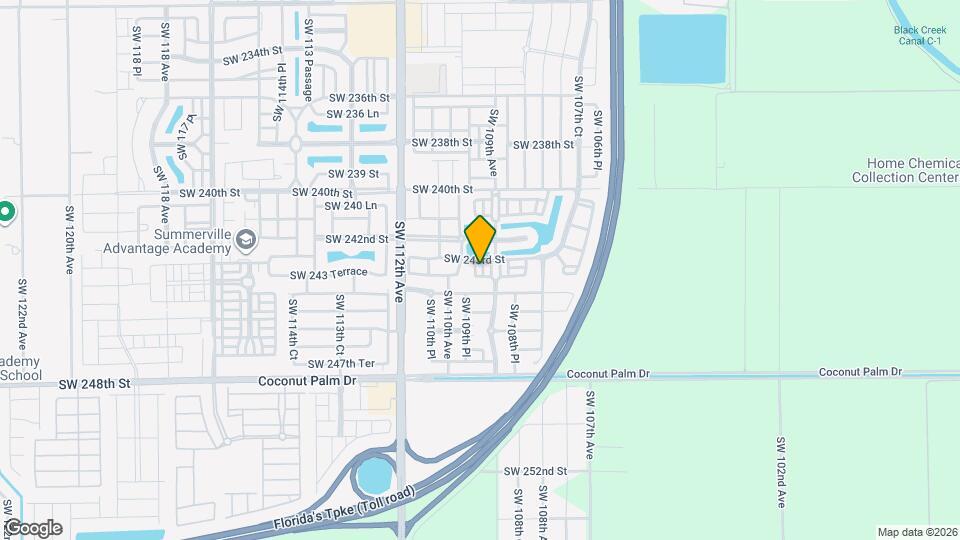 24355 SW 109th Ct Map and Location Details
