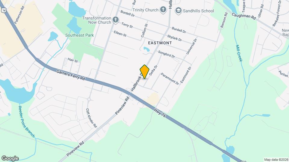 817 Delta Dr Mapa y Detalles de la Ubicación