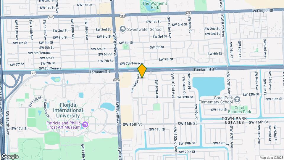 900 SW 104th Ct Map and Location Details