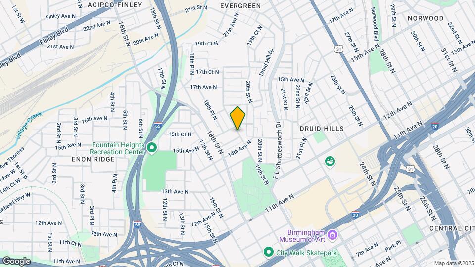 1430 19th St N Map and Location Details