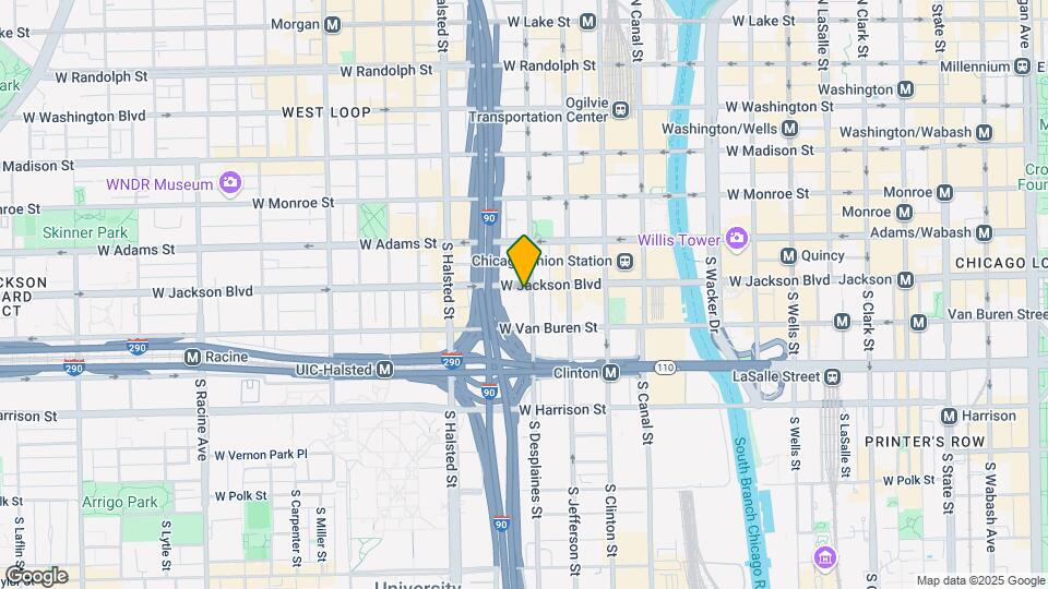 701 W Jackson Blvd, Unit 108 Mapa y Detalles de la Ubicación