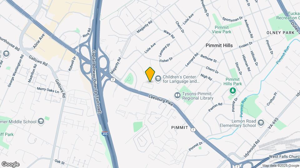 2113 Tysons Ridgeline Rd Map and Location Details