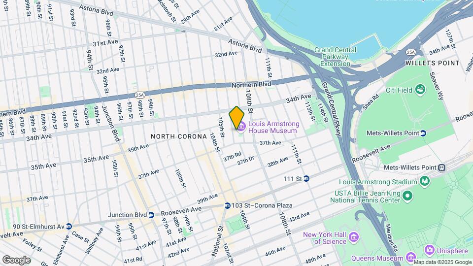 34-53 106th St Map and Location Details
