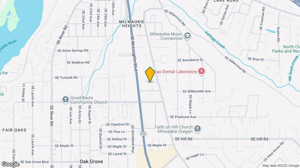 13631 SE Oatfield Rd Map and Location Details