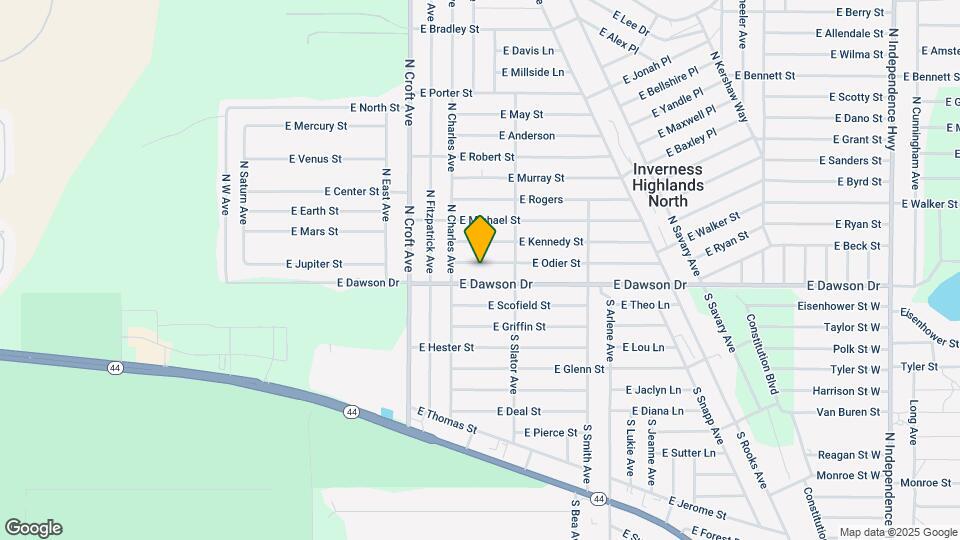 3090 E Odier St Map and Location Details