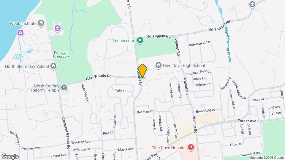 1 Milford Ln Mapa y Detalles de la Ubicación