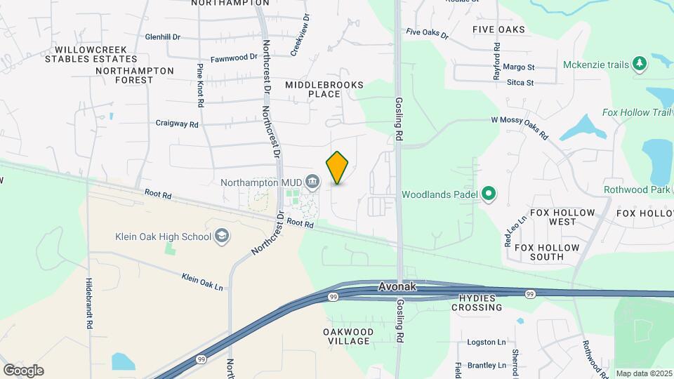 23006 Northampton Pines Dr Map and Location Details