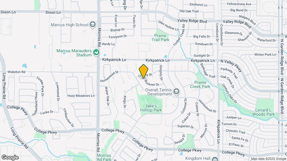 1217 Lamar Dr Map and Location Details