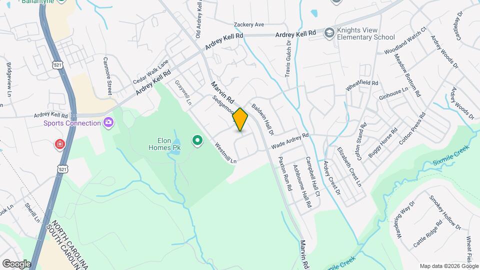 17332 Newlands Corner Ln Map and Location Details
