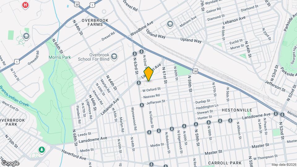 6150 W Columbia Ave Map and Location Details