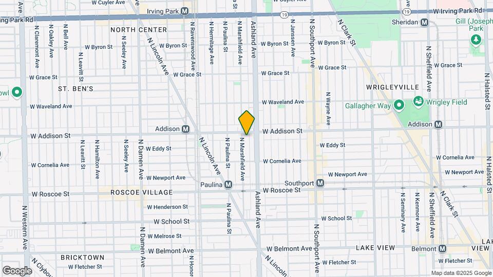 3547 N Marshfield Ave, Unit 2 BR - Garden Map and Location Details
