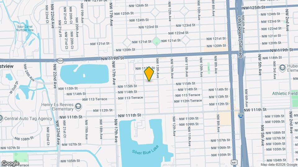 1365 NW 115th St Mapa y Detalles de la Ubicación