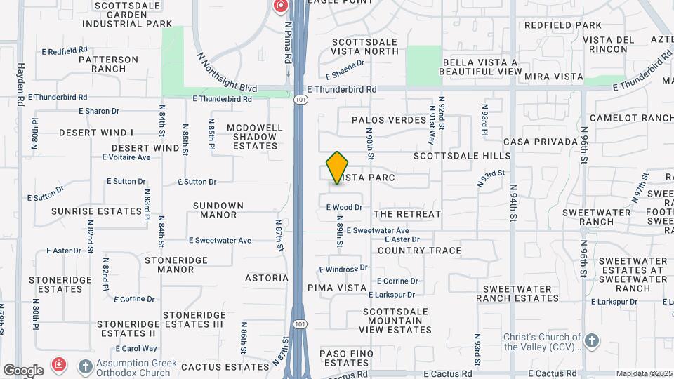 8900 E Surrey Ave Map and Location Details