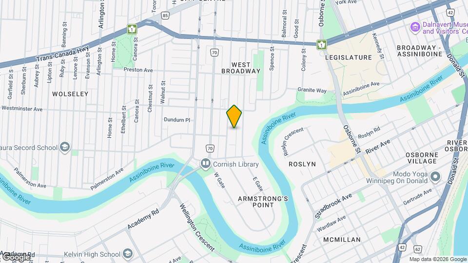 Dunbar Apartments Map and Location Details