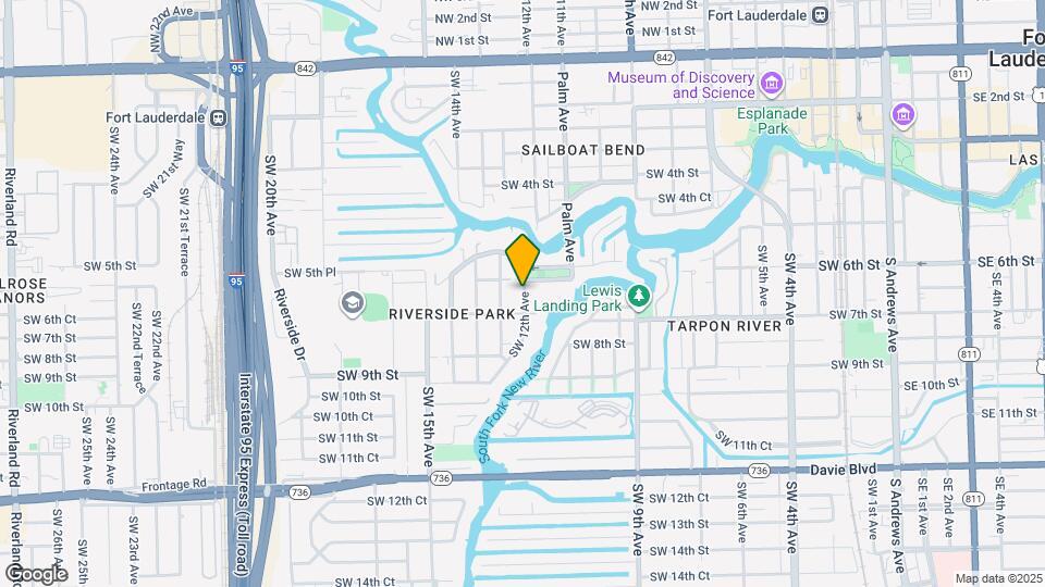 637 SW 12th Ave Map and Location Details