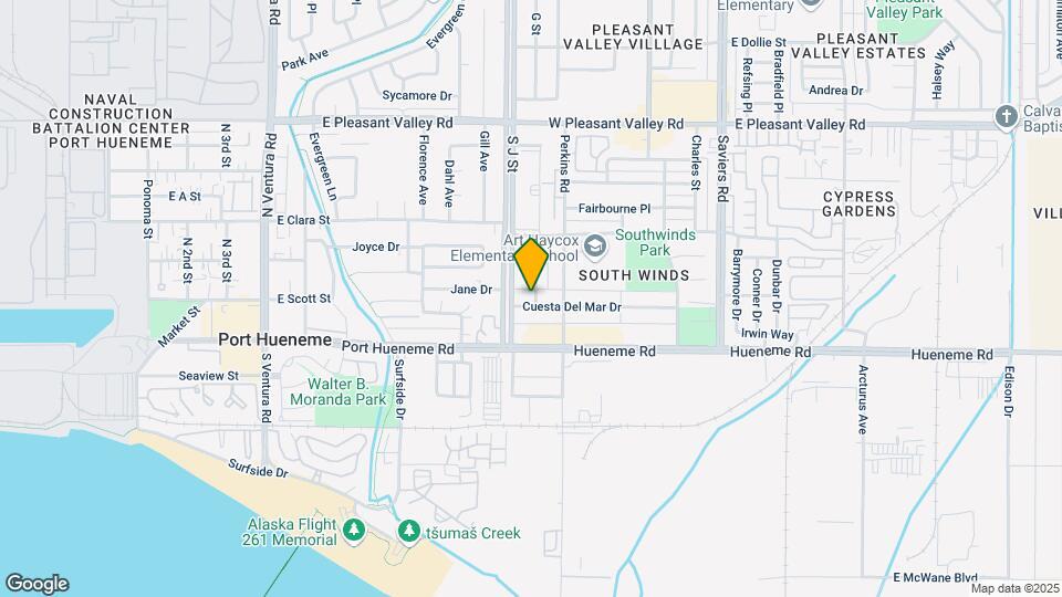 5451 Roland Way Map and Location Details