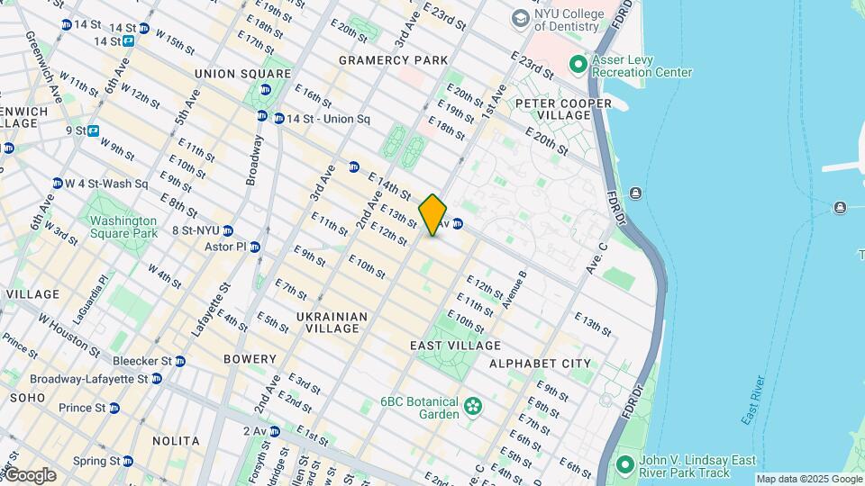 410 E 13th St Mapa y Detalles de la Ubicación