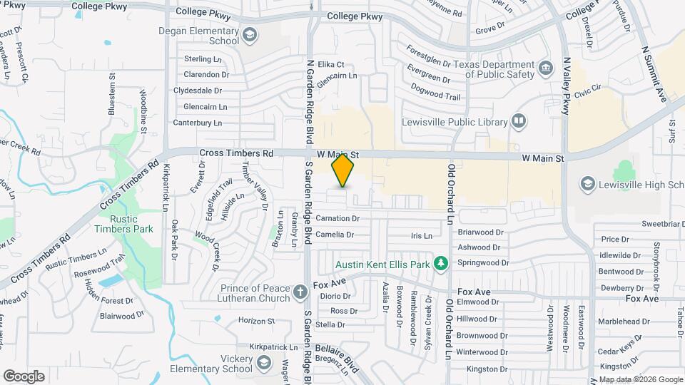 1504 Park Ln Dr Map and Location Details