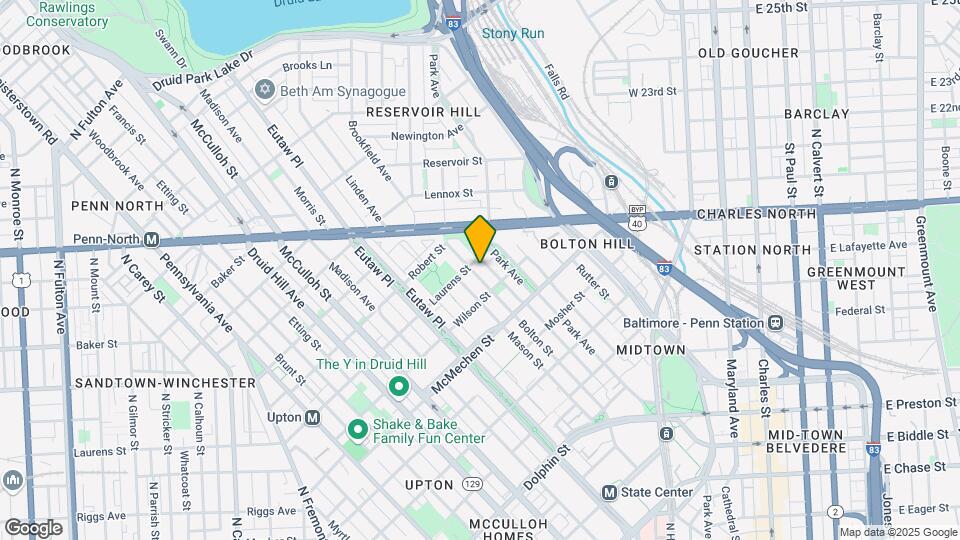 1725 Bolton St Mapa y Detalles de la Ubicación