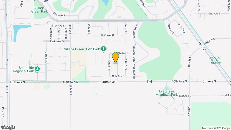 3725 33rd St S Map and Location Details