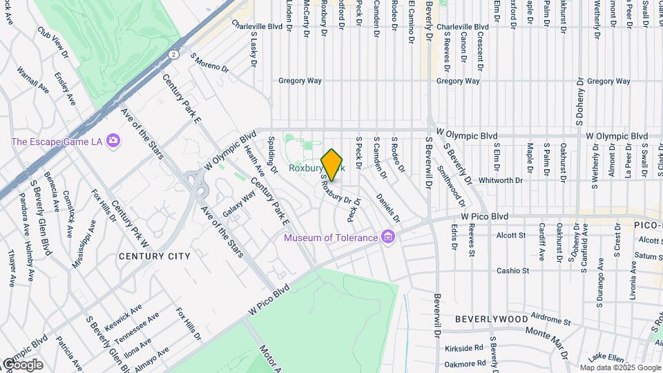 1112-1126 Roxbury Dr Mapa y Detalles de la Ubicación