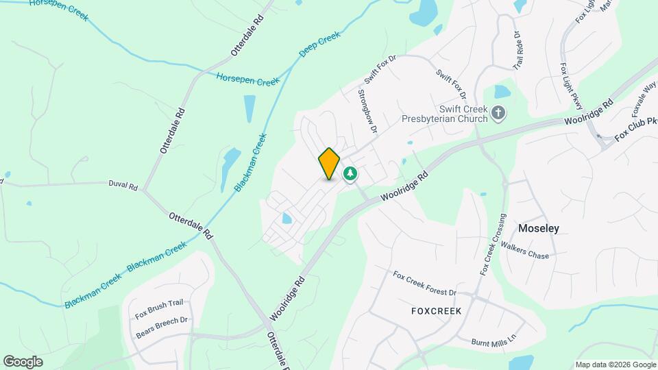 16636 Thornapple Run Map and Location Details